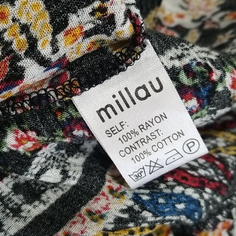 Millau pattern multicolor long sleeves romper.  XS - Picture 12 of 12